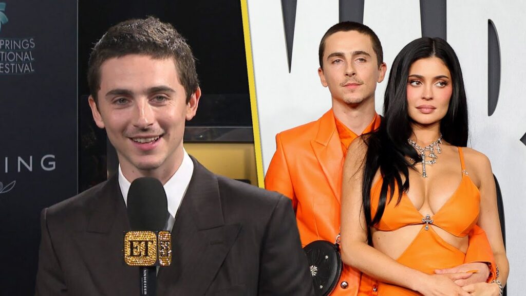 Timothée Chalamet on His and Kylie Jenner’s MATCHING Orange Outfits (Exclusive) Timothée Chalamet on His and Kylie Jenner's MATCHING Orange Outfits (Exclusive)