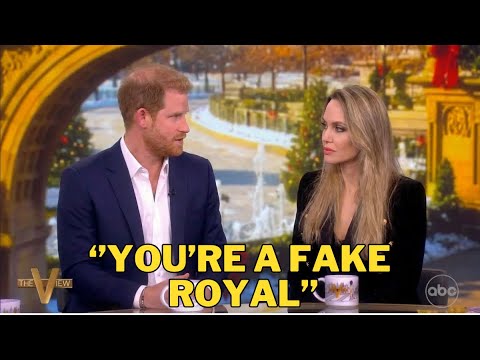 Angelina Jolie Destroys Prince Harry On The View After Heated Argument Angelina Jolie Destroys Prince Harry On The View After Heated Argument