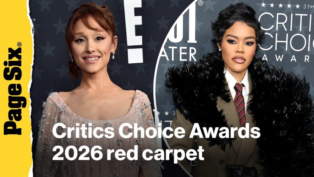 Critics Choice Awards 2026 red carpet: Ariana Grande, Teyana Taylor, Michael B. Jordan and more