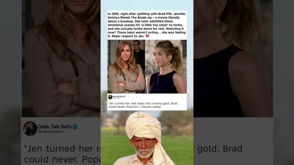 Jennifer Aniston's Real Tears in The Break-Up After Brad Pitt Split 💔