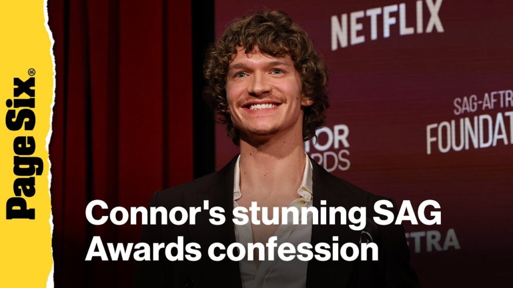 Connor Storrie's stunning SAG Awards confession following new 'Heated Rivalry' fame