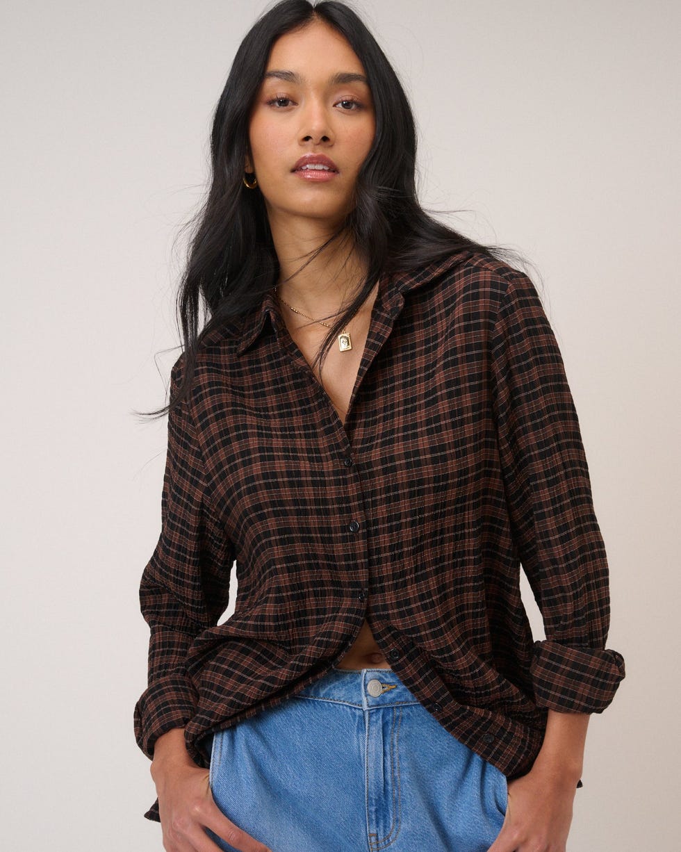 Brown And Black Check Shirt Brown And Black Check Shirt