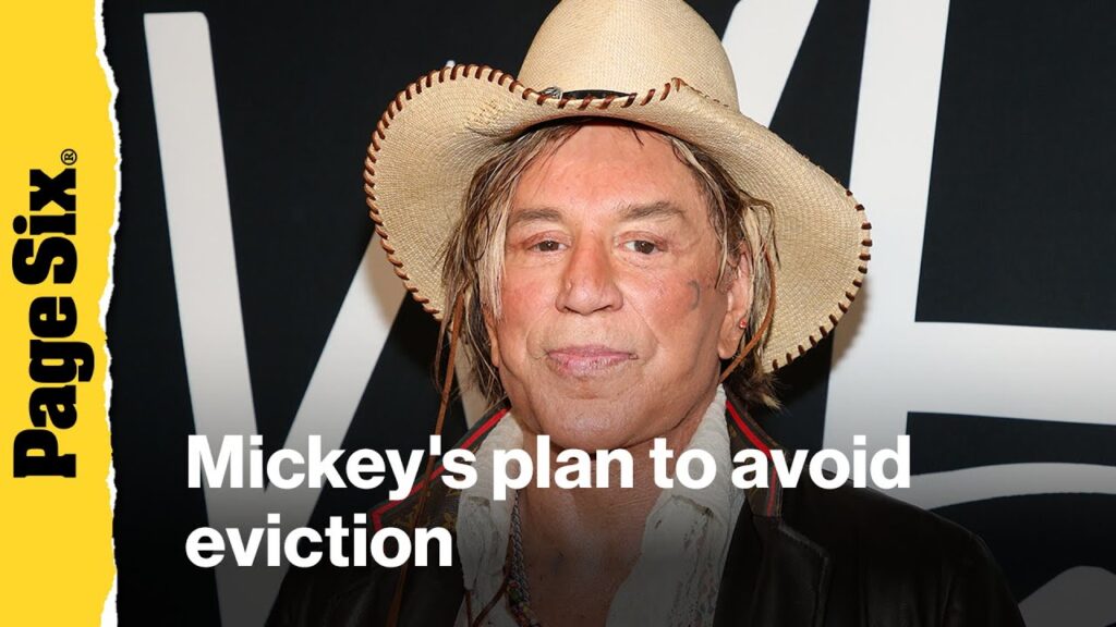 Mickey Rourke starts GoFundMe to avoid eviction from LA home