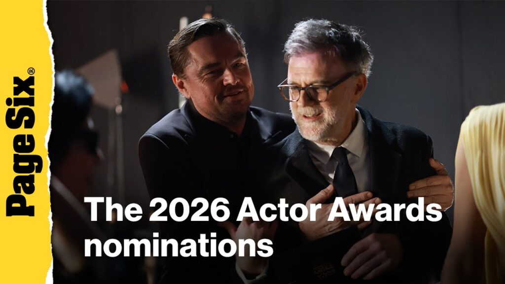 'One Battle After Another' and 'The Studio' lead 2026 Actor Awards nominations