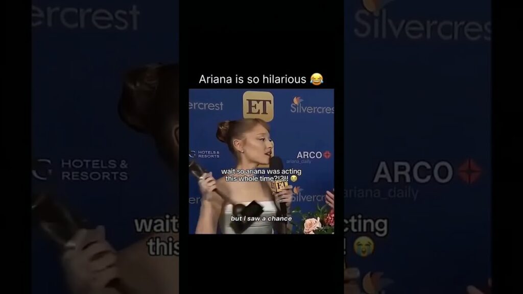 Ariana Grande is so hilarious 😂