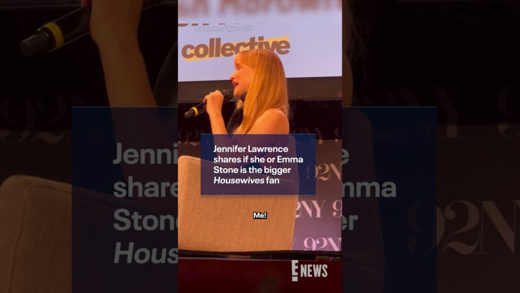 wE! NEED to be in a " Housewives" group chat with Jennifer Lawrence and Emma Stone.😭(🎥: IG/jpasc24)