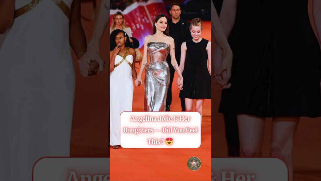 Angelina Jolie & Her Daughters — Did You Feel This? 😍 #angelinajolie