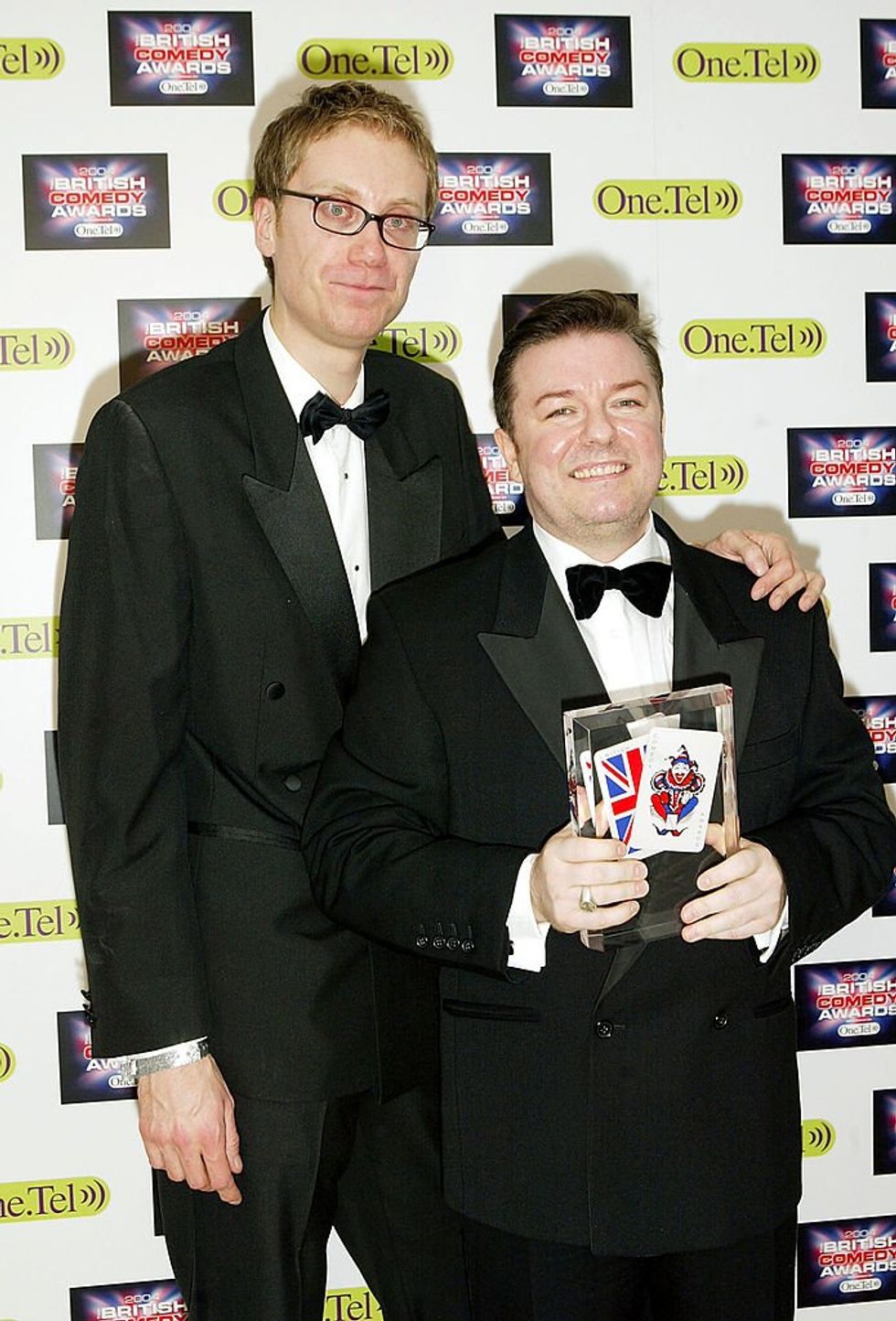 Stephen Merchant and Ricky Gervais