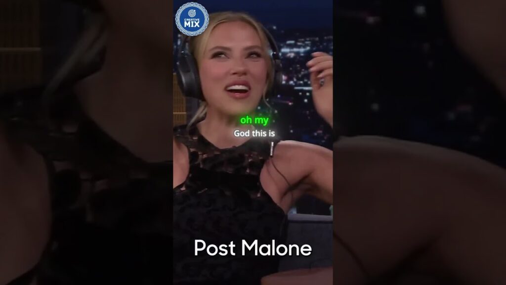 Scarlett Johansson vs. The Headphones: Who Wins? 🤣 #whisperchallenge