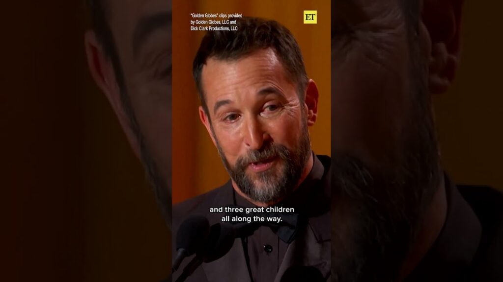 Noah Wyle thanks healthcare workers and wishes wife a happy birthday after #GoldenGlobes win.❤️