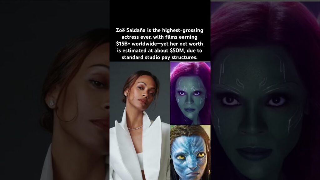 Zoë Saldaña breaks box office#ZoeSaldana #BoxOfficeQueen #HollywoodMoney #MovieHistory #FilmIndustry