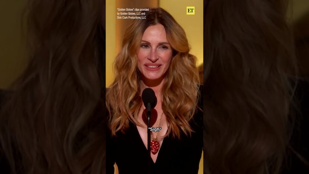 Julia Roberts stole the show while presenting at the #GoldenGlobes and we expected nothing less. 💅