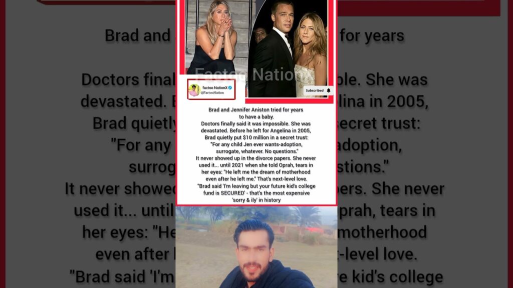 The Brad Pitt & Jennifer Aniston Story the Internet Still Debates