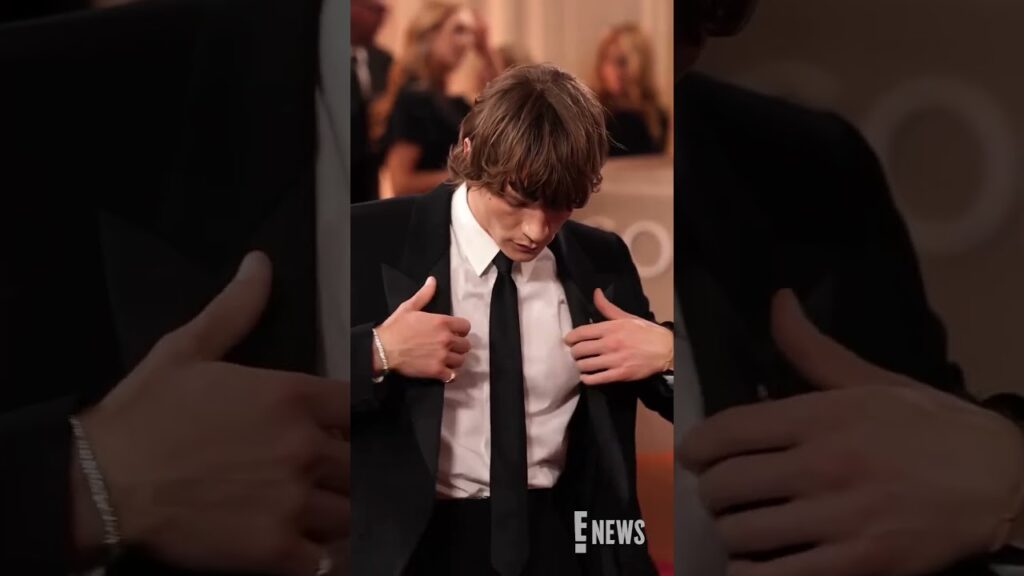 Hudson Williams and Connor Storrie kept the #GoldenGlobes red carpet in check. #AwardsSeason