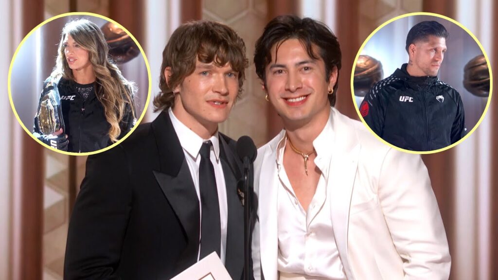 Golden Globes: Connor Storrie and Hudson Williams Get UFC Security Detail!