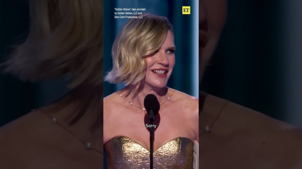 Rhea Seehorn accepts the #goldenglobe award for Best Female Actress in a TV Drama 💛