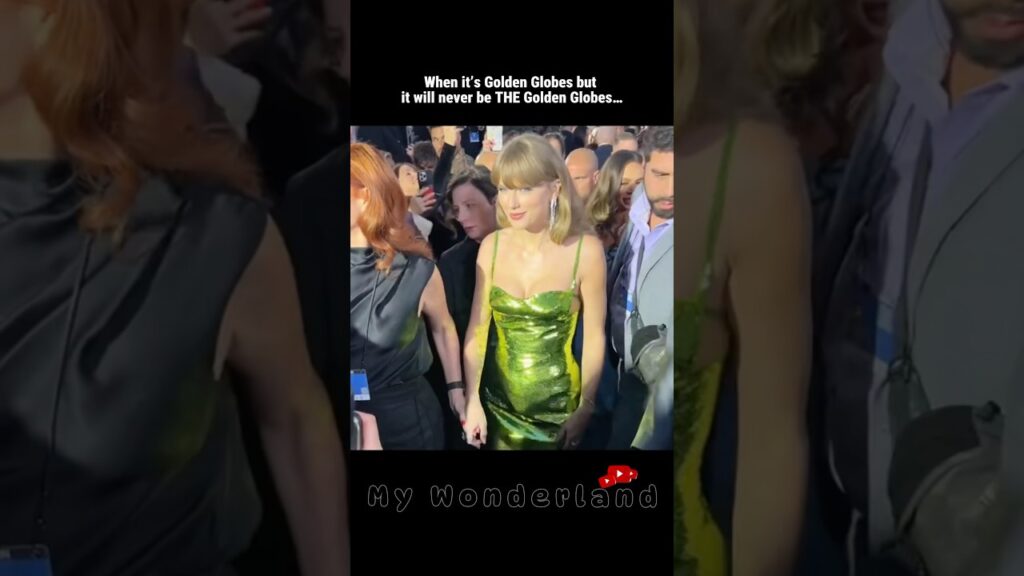 Taylor Swift in Golden Globes Is All We Wanted to See! #taylorswift