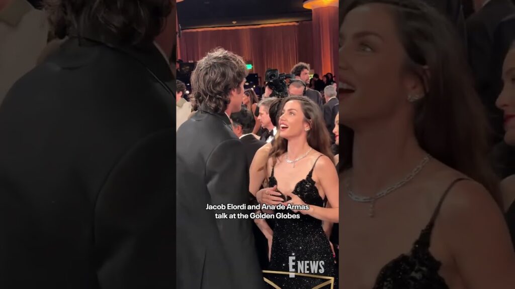 "Deep Water" costars, Jacob Elordi and Ana de Armas, reunite at the #GoldenGlobes. #AwardsSeason
