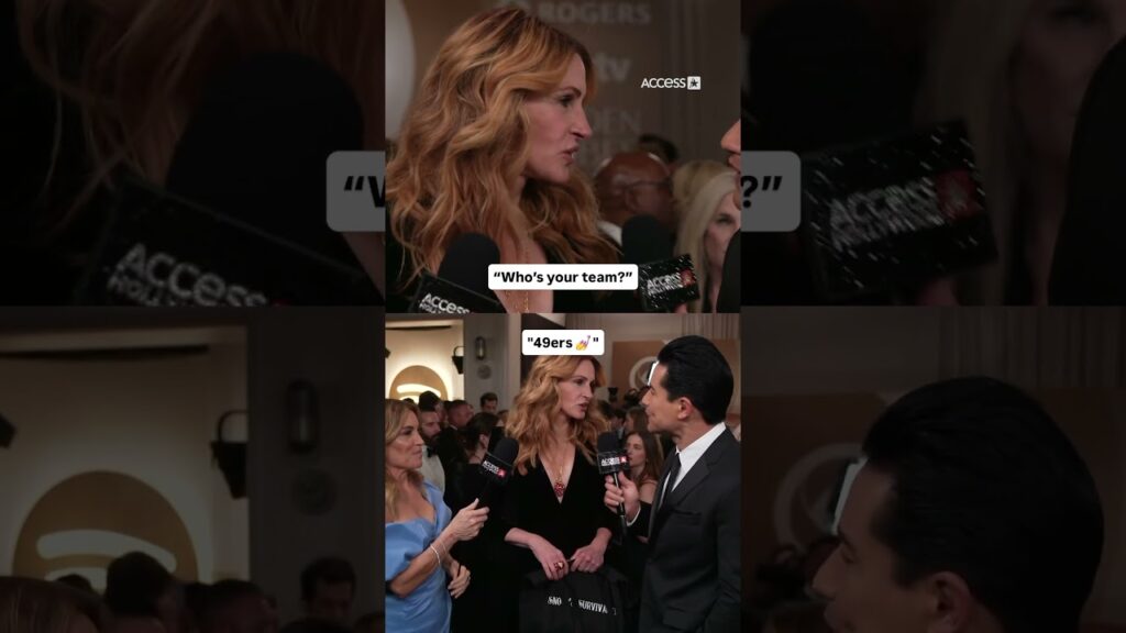 Julia Roberts Reveals Fave Football Team