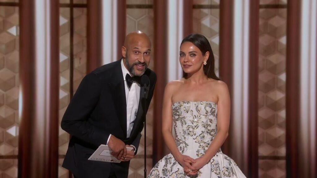 Keegan-Michael Key and Mila Kunis Present Best Animated Motion Picture | 83rd Annual Golden Globes