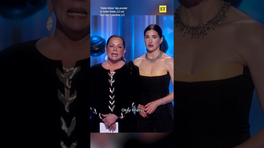 Melissa McCarthy and Kathryn Hahn couldn’t help but give men a hard time at the #goldenglobes 🤣 Melissa McCarthy and Kathryn Hahn couldn't help but give men a hard time at the #goldenglobes 🤣