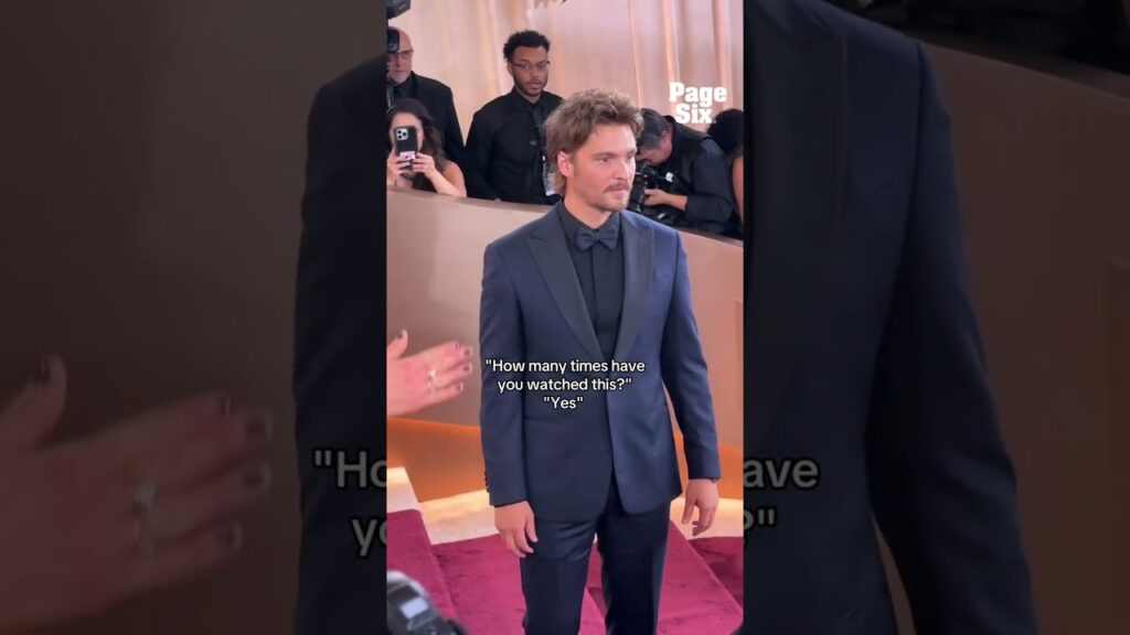 "Yellowstone" star Luke Grimes walked the 2026 Golden Globes carpet, and yeah... #shorts