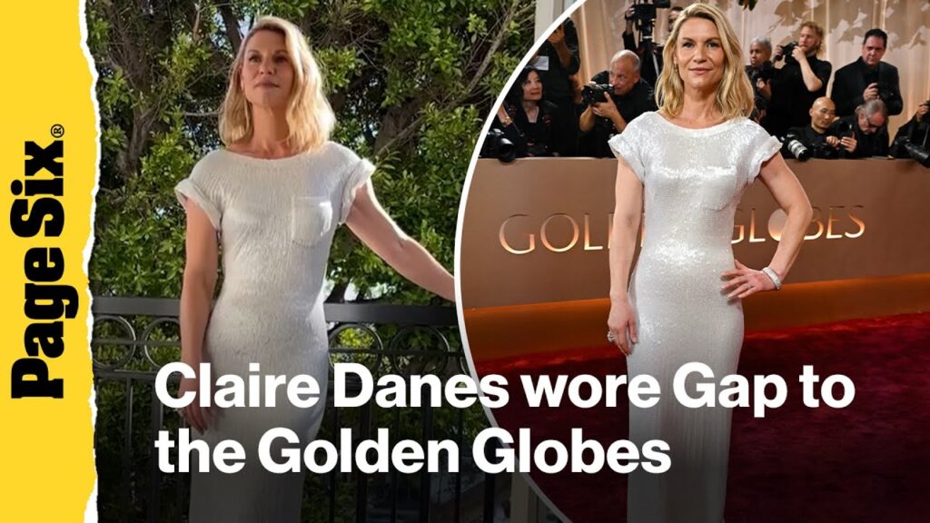 Claire Danes wore Gap to the 2026 Golden Globes