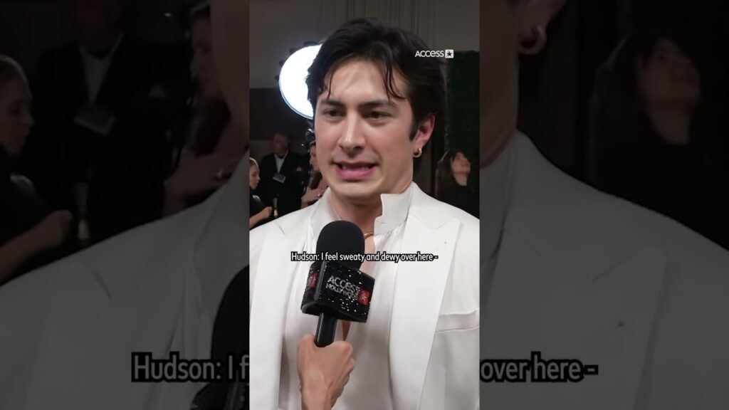 'Heated Rivalry's Hudson Williams Brings The HEAT At The Golden Globes 🔥
