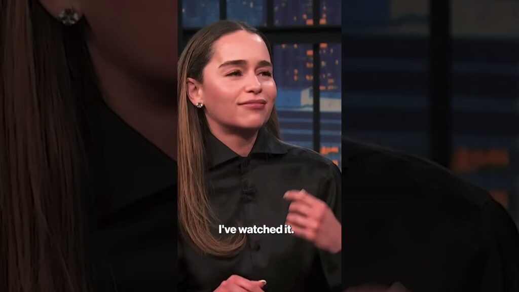 Emilia Clarke admits she hasn't watched 'Heated Rivalry' yet #shorts