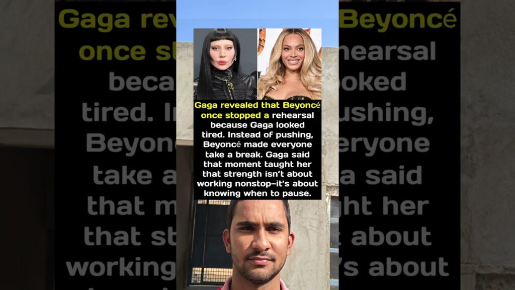 Lady Gaga revealed that Beyoncé once stopped a rehearsal #ladygaga #beyonce #trending #shortsfeed