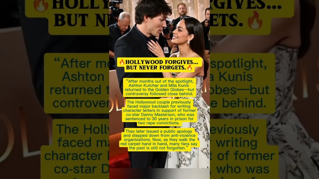 Ashton Kutcher & Mila Kunis Return to Golden Globes Amid Past Controversy