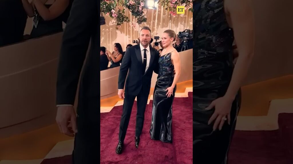Kristen Bell and Dax Shepard just pulled up to the #GoldenGlobes and we're very much tuned in. 🤩