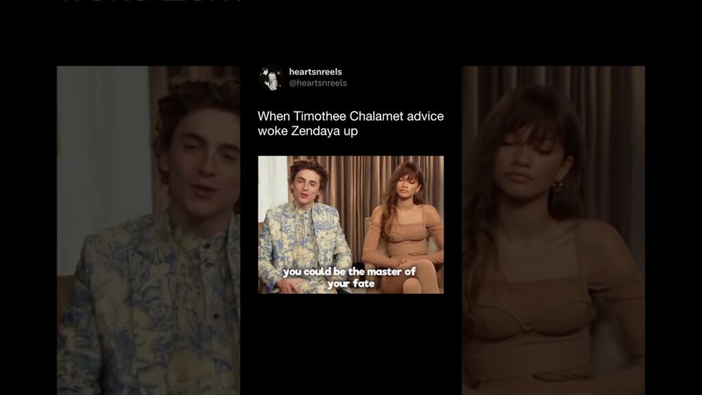 Timothée Chalamet’s Advice to Zendaya Went Viral for a Reason