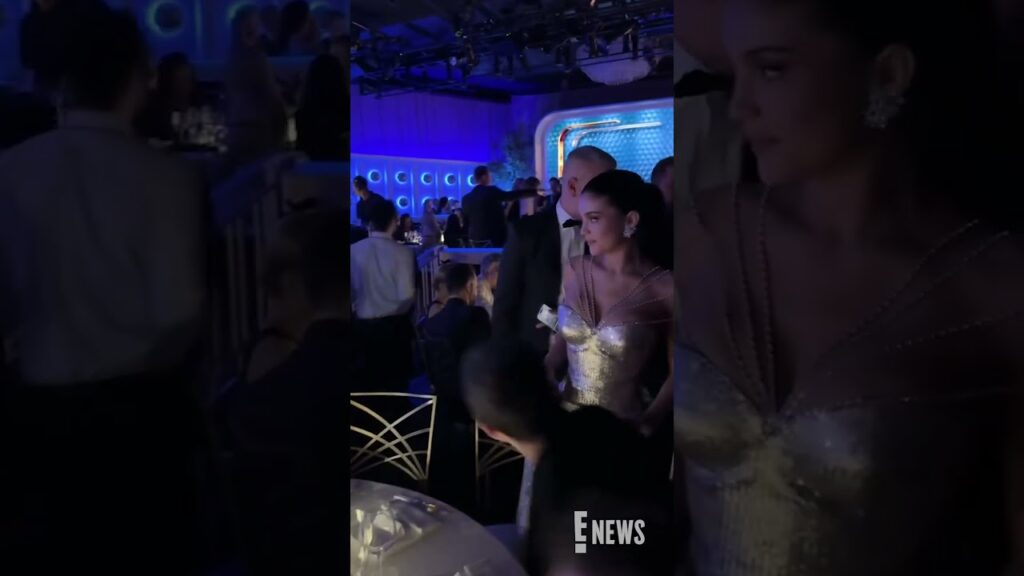 Kylie Jenner has arrived to support Timothée Chalamet at the #GoldenGlobes. #AwardsSeason