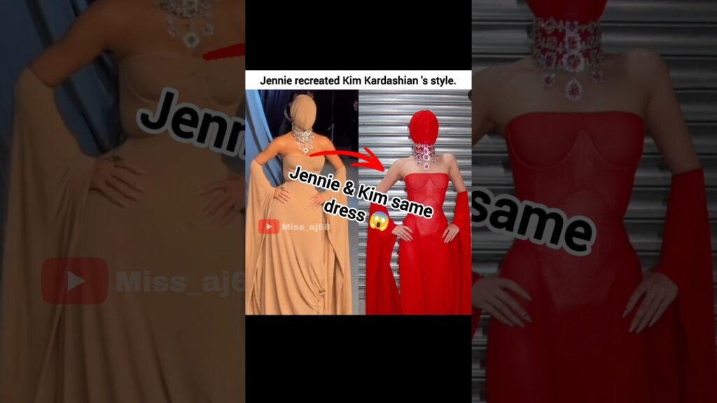Jennie tried Kim Kardashian ‘s outfit 😱🤯 #jennie #kim #fypviralシ #ytshorts @jennierubyjane Jennie tried Kim Kardashian 's outfit 😱🤯 #jennie #kim #fypviralシ #ytshorts @jennierubyjane