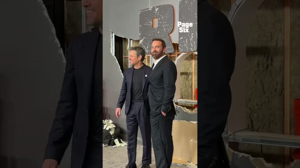 "The Rip" stars Ben Affleck and Matt Damon are bromance goals #shorts