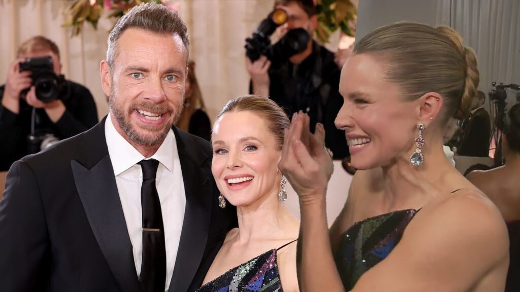 Kristen Bell Is ROOTING for Hubby Dax Shepard at the Golden Globes! (Exclusive)