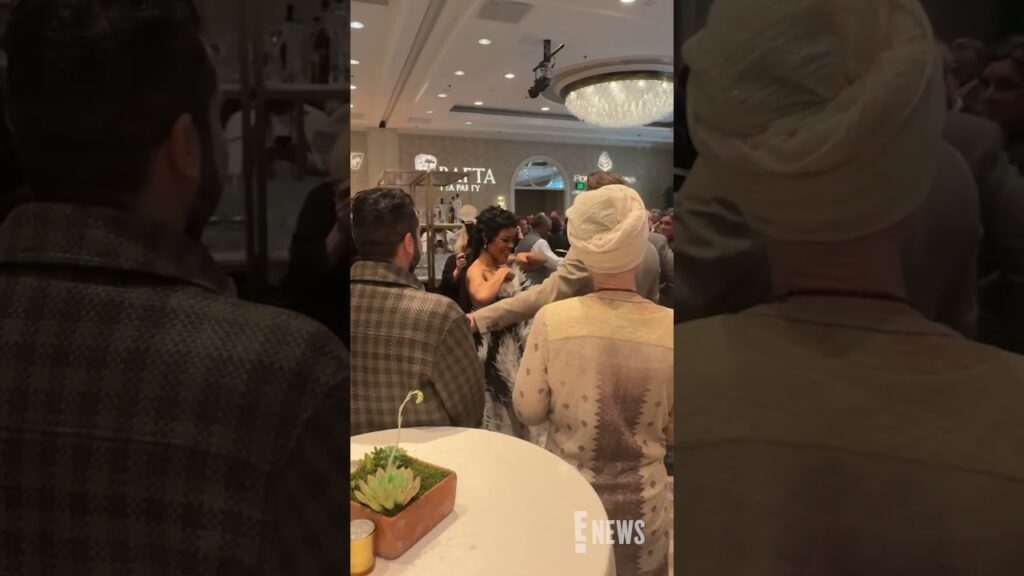 Leonardo DiCaprio and Teyana Taylor share a hug at the BAFTA Tea Party. 🤗 Leonardo DiCaprio and Teyana Taylor share a hug at the BAFTA Tea Party. 🤗