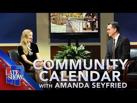 Allentown, PA's Community Calendar with Amanda Seyfried