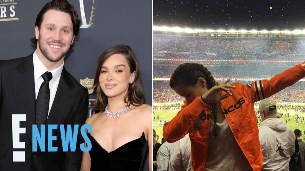 Josh Allen Reacts to Hailee Steinfeld’s Viral Broncos Pic | E! News
