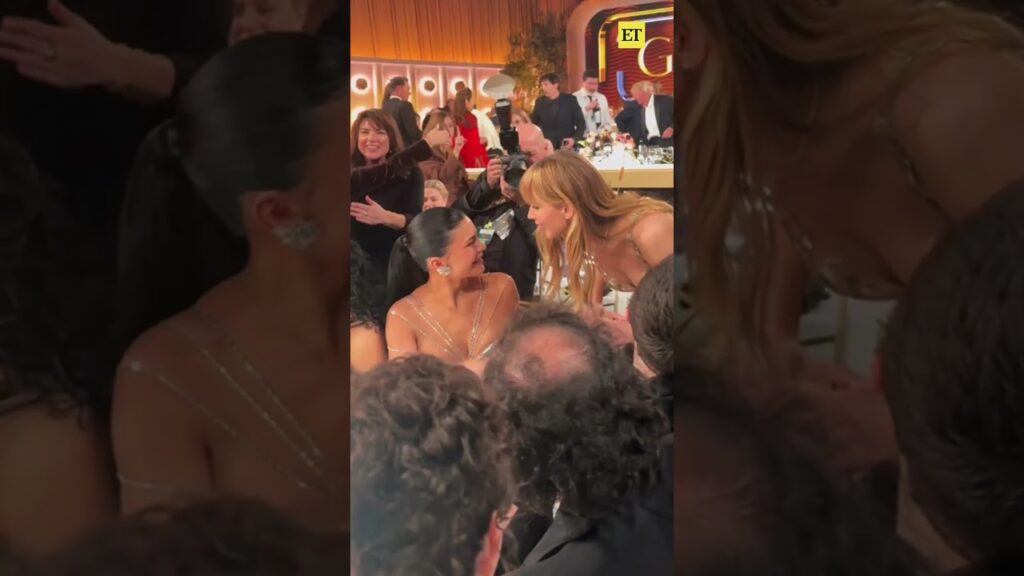 Jennifer Lawrence loves 𝗸𝗲𝗲𝗽𝗶𝗻𝗴 𝘂𝗽 with Kylie Jenner and Timothée Chalamet at the #GoldenGlobes