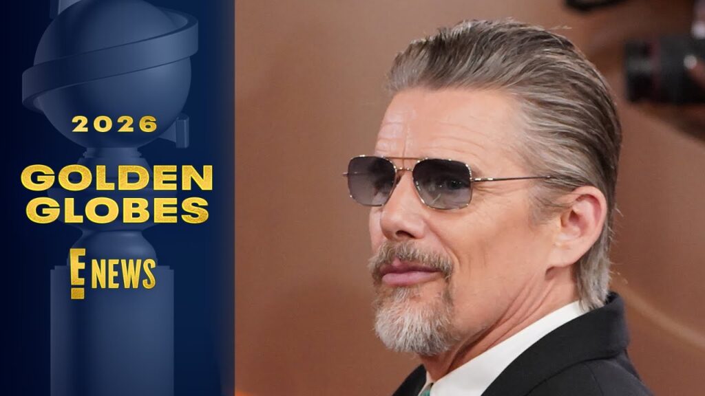 Ethan Hawke Reacts to Daughter Maya Hawke's Stranger Things Role | Golden Globes 2026