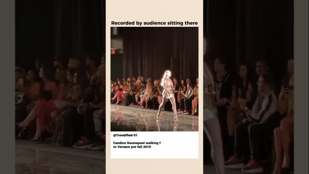 Candice swanepoel walking for Versace fall 19 #fashion #model #runway #shorts