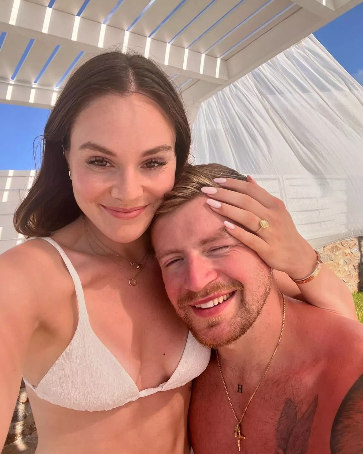 The couple got married on December 27