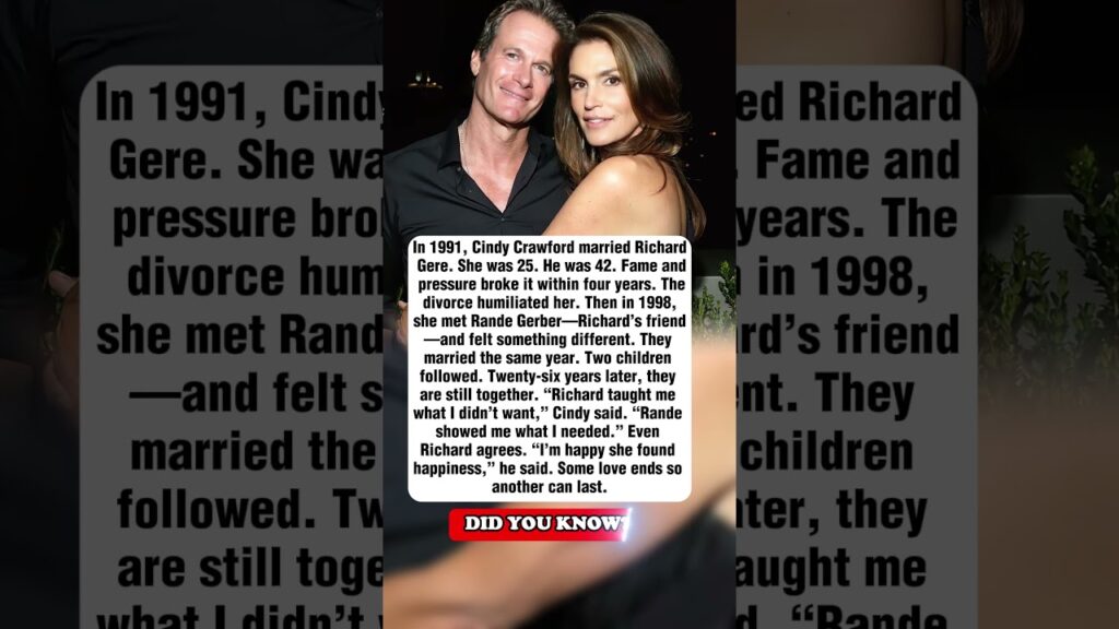 Cindy Crawford Married a Billionaire's Friend After Richard Gere Disaster