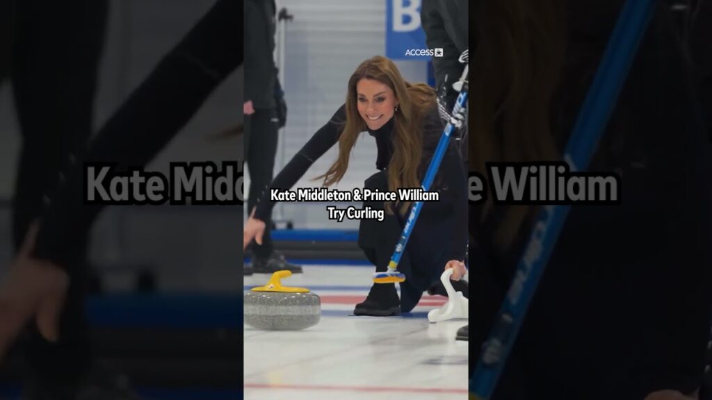 Kate Middleton & Prince William Try Curling Kate Middleton & Prince William Try Curling
