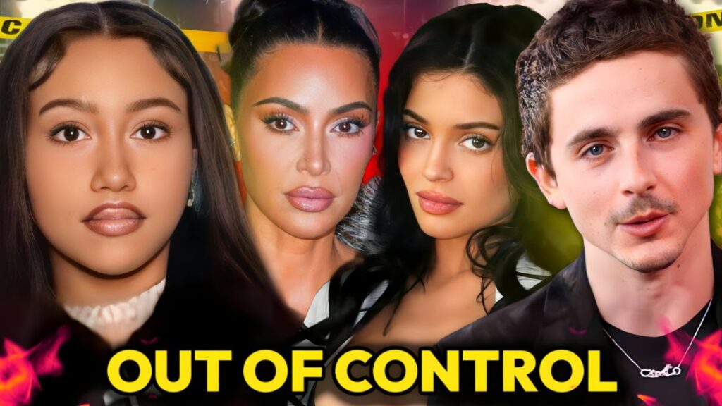 NORTH WEST GROUNDED by KIM KARDASHIAN FOR DISTURBING RAP & TIMOTHÉE is PARENTING KYLIE JENNER'S KIDS