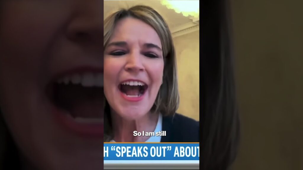 Savannah Guthrie reveals her 'new voice' after vocal surgery #shorts