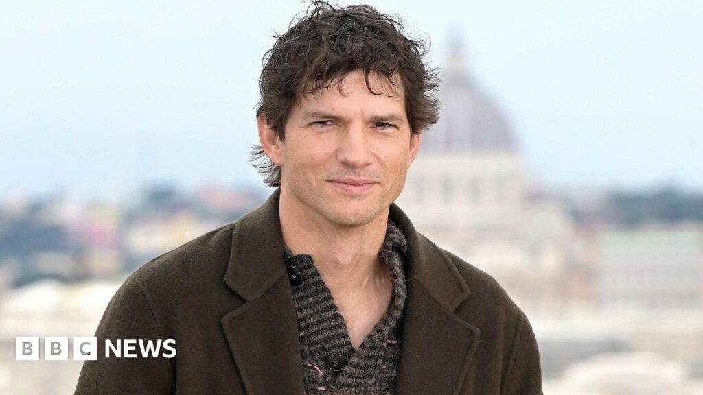 American actor Christopher Ashton Kutcher during the photocall of FX's thriller series The Beauty at the Hotel de la Ville. Rome (Italy), January 19th, 2026