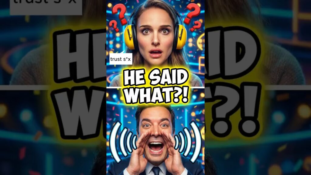 NATALIE PORTMAN Guesses "CROISSANT" 🥐 Jimmy Fallon #whisperchallenge
